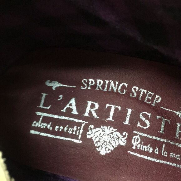 L'Artiste By Spring Step Mia Booties Boots Patchwork Corset Zip Size 36 US 5.5-6 - Picture 16 of 17